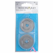 Pack of 2 Straight Blades for Milward 45mm Rotary Cutter